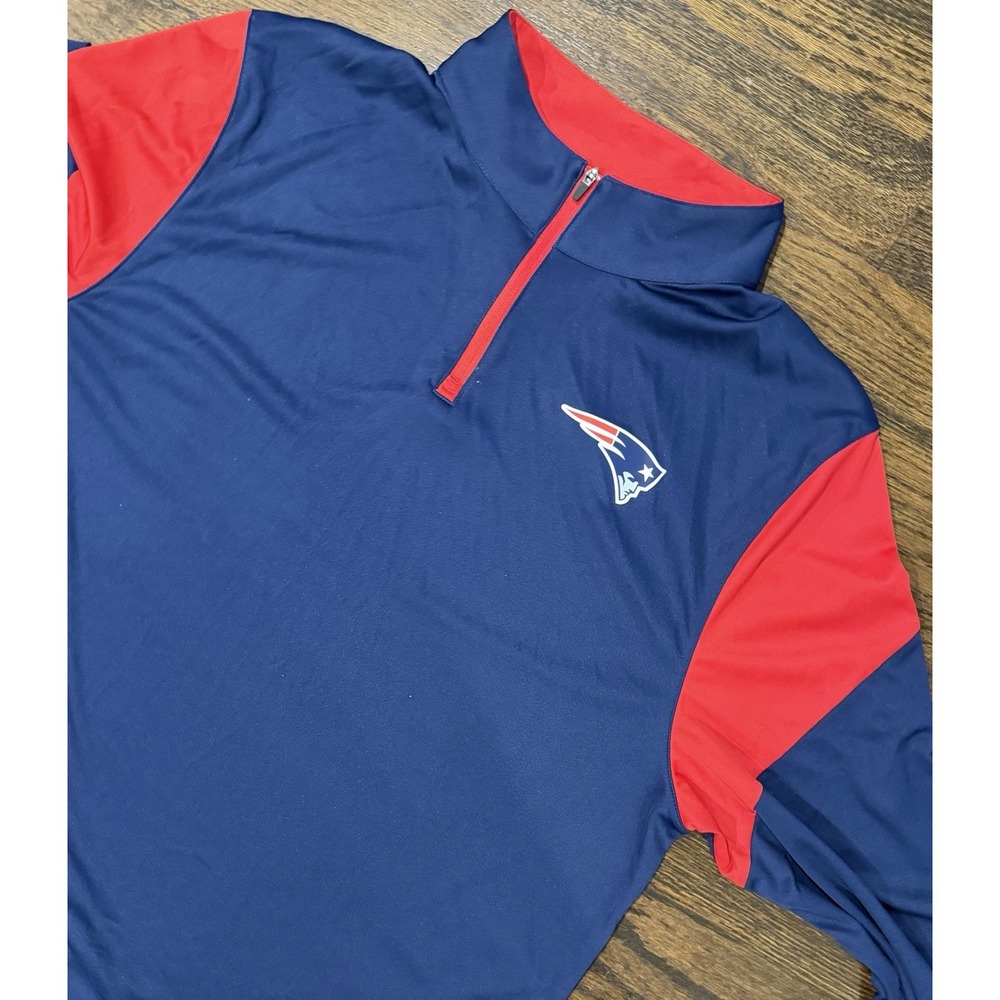 Fanatics NFL New England Patriots 1/4 Zip Pullover Jacket Men Extra Large XL